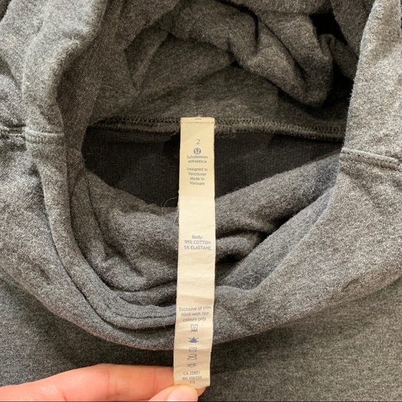 Lululemon cowl neck hoodie - Picture 3 of 4